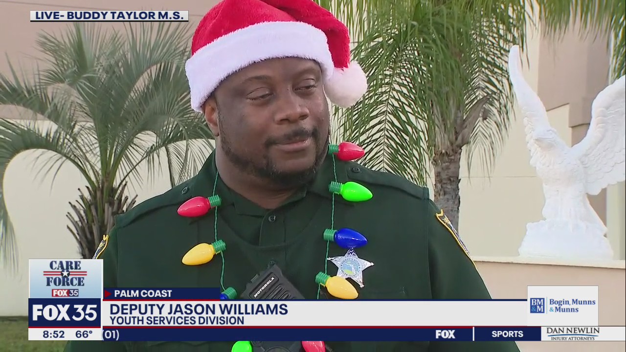 FOX 35 Care Force: Flagler school resource deputy honored for commitment to students