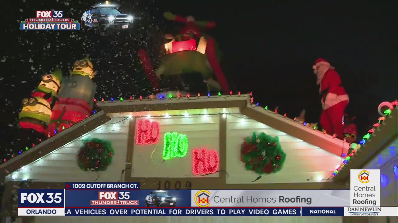 Holiday Lights Tour: The Grinch appears in Oviedo