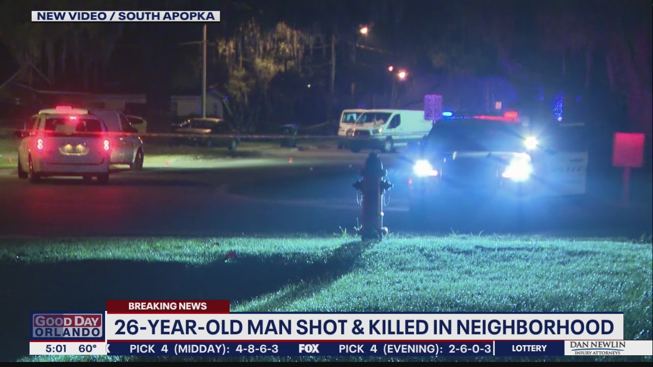 Deputies: Man, 26, shot dead in Apopka neighborhood | FOX 35 Orlando