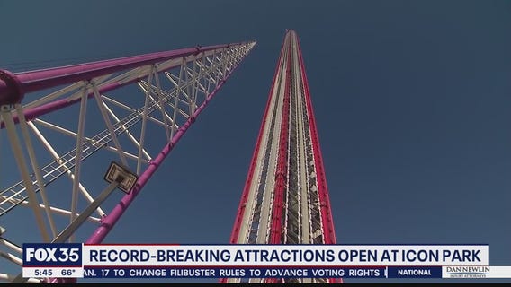 Record-breaking attractions open at Orlando's ICON Park