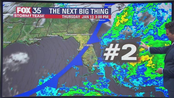 Next Big Thing: Back-to-back fronts to raise rain chances, lower temperatures in Central Florida