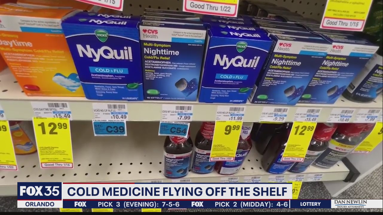 Cold, flu medicine flying off shelves