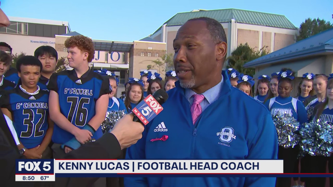 SHOW US YOUR SPIRIT: Ready for victory at Bishop O'Connell High School