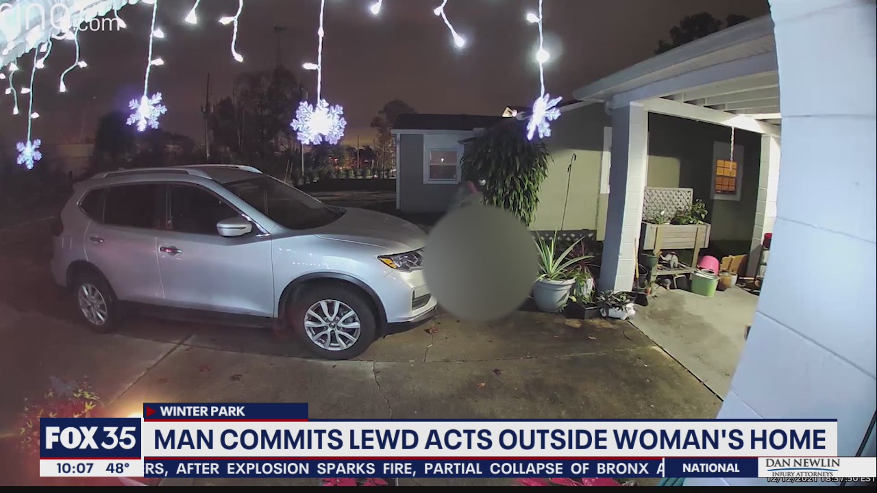 Man commits lewd acts outside woman's home, deputies say