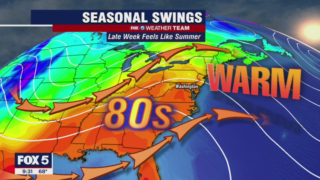 FOX 5 Weather forecast for Wednesday, October 13