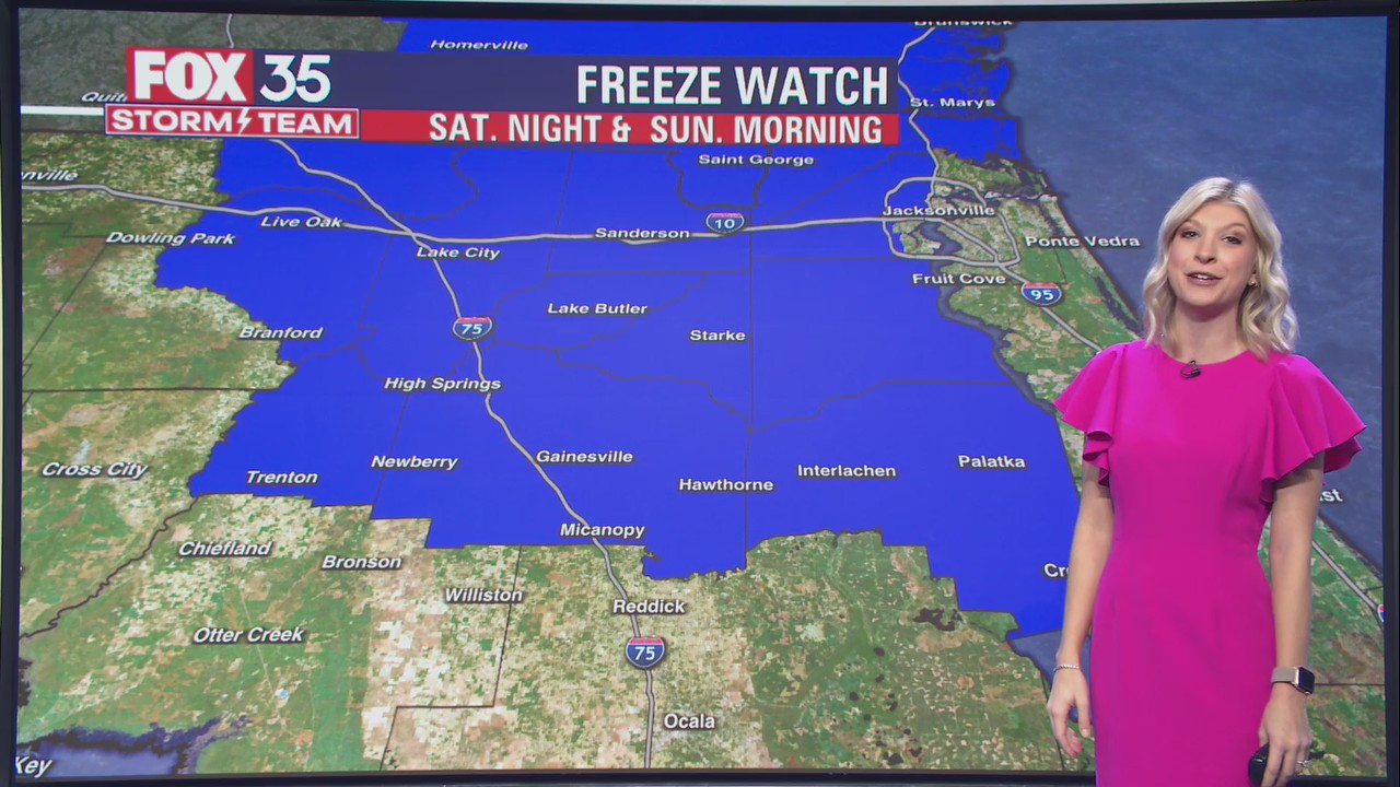 Big cold front moving through Central Florida