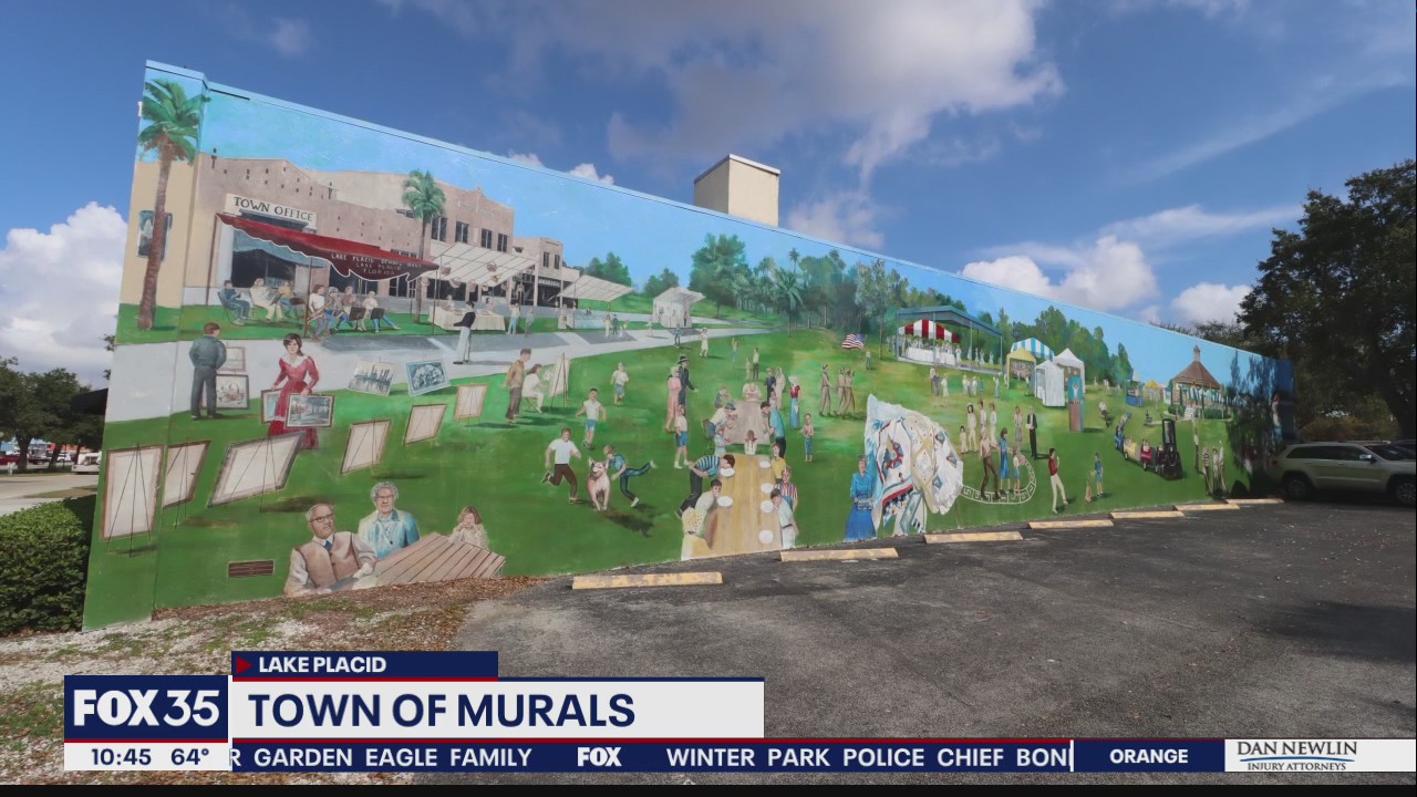 Lake Placid murals have drawn crowds to Highlands County town for 3 decades