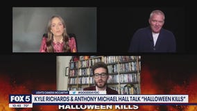 Kyle Richards, Anthony Michael Hall in Halloween Kills