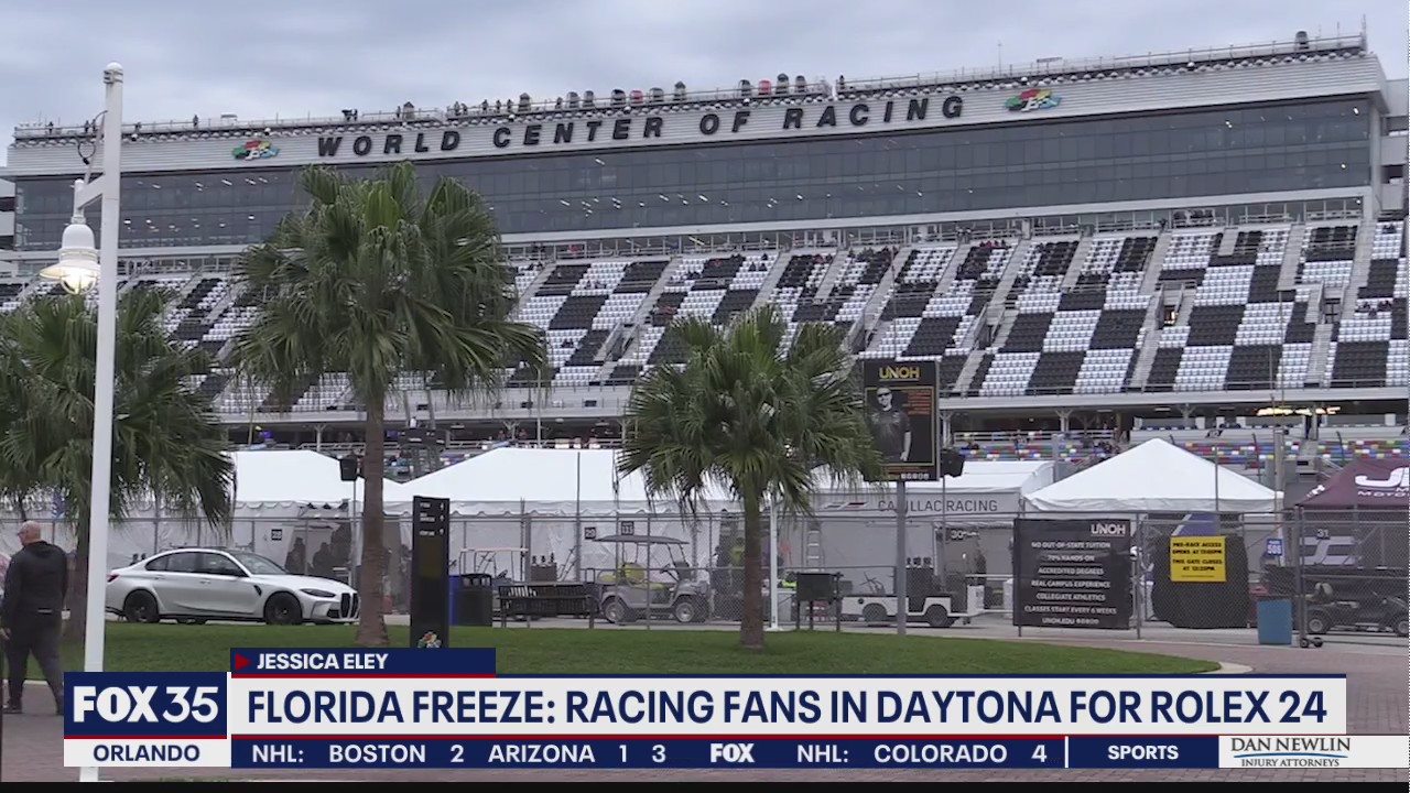 Fans in Daytona for Rolex 24