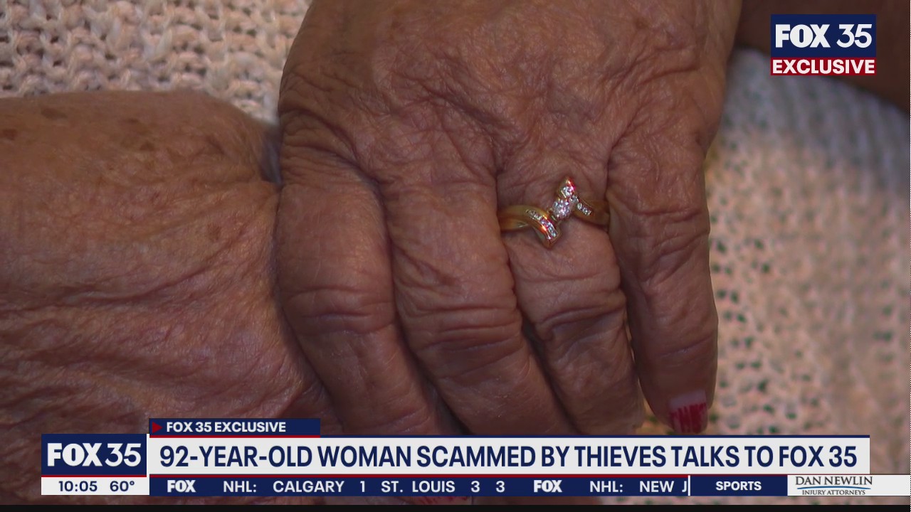 Woman, 92, said she was scammed by thieves