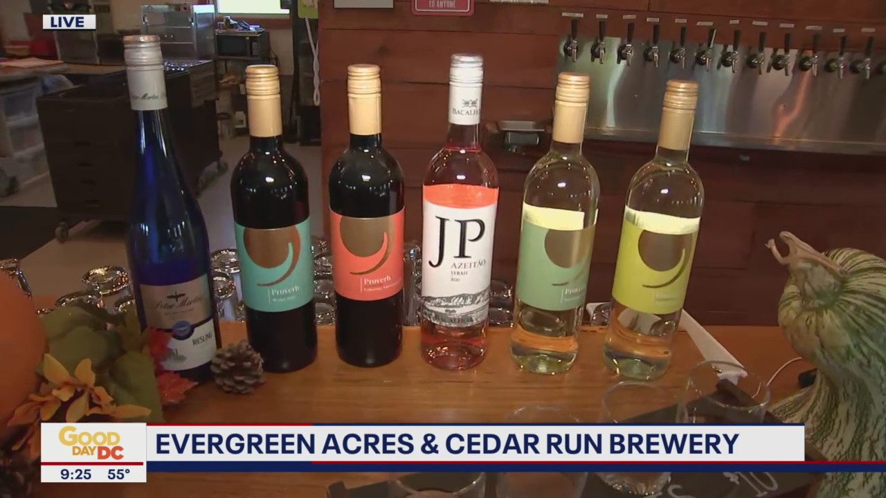 FOX 5 FIELD TRIP: Evergreen Acres and Cedar Run Brewery