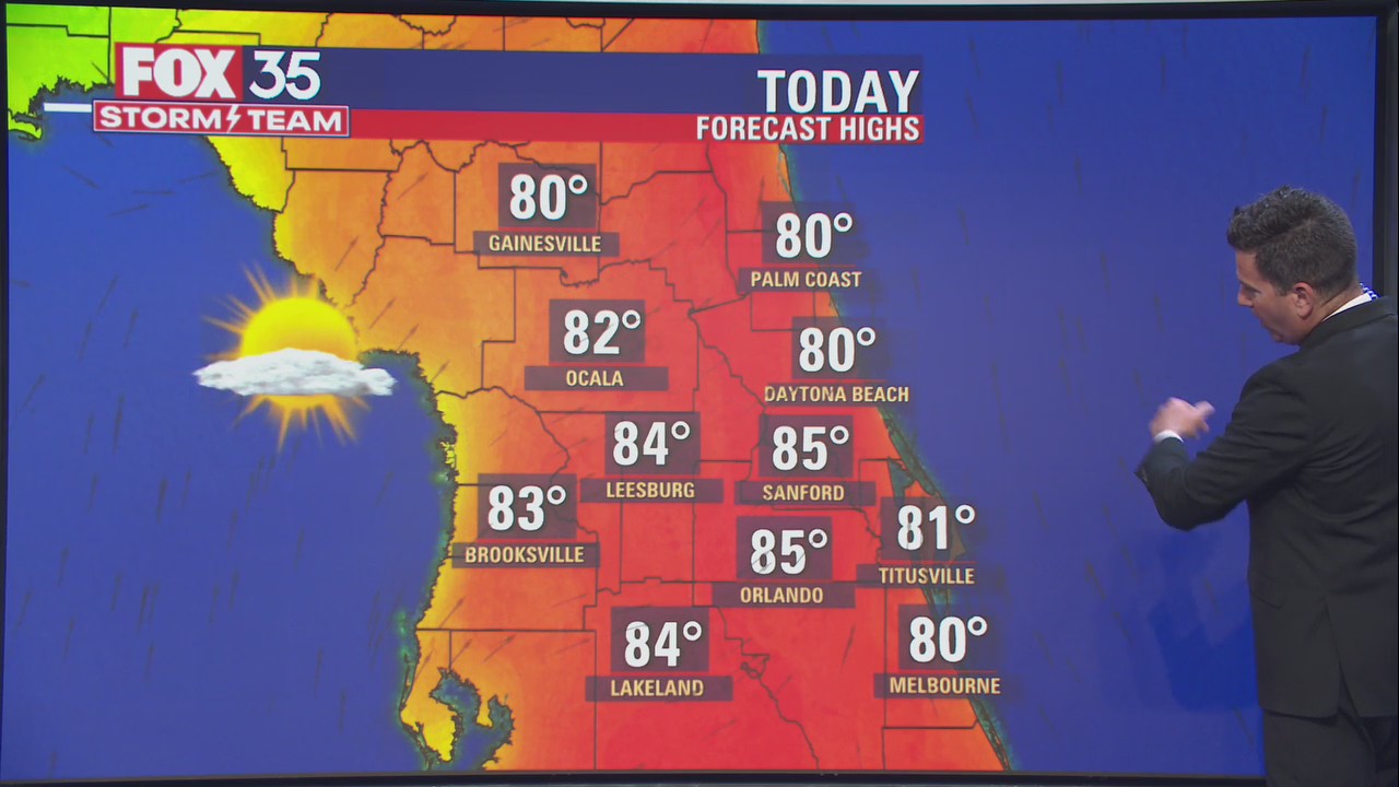 Friday forecast for Central Florida