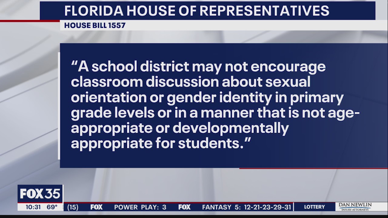So-called 'Don't Say Gay' bill advances in Florida Legislature