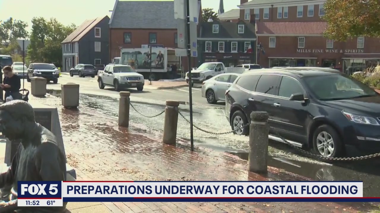 Preparations underway for potential coastal flooding | FOX 5 DC