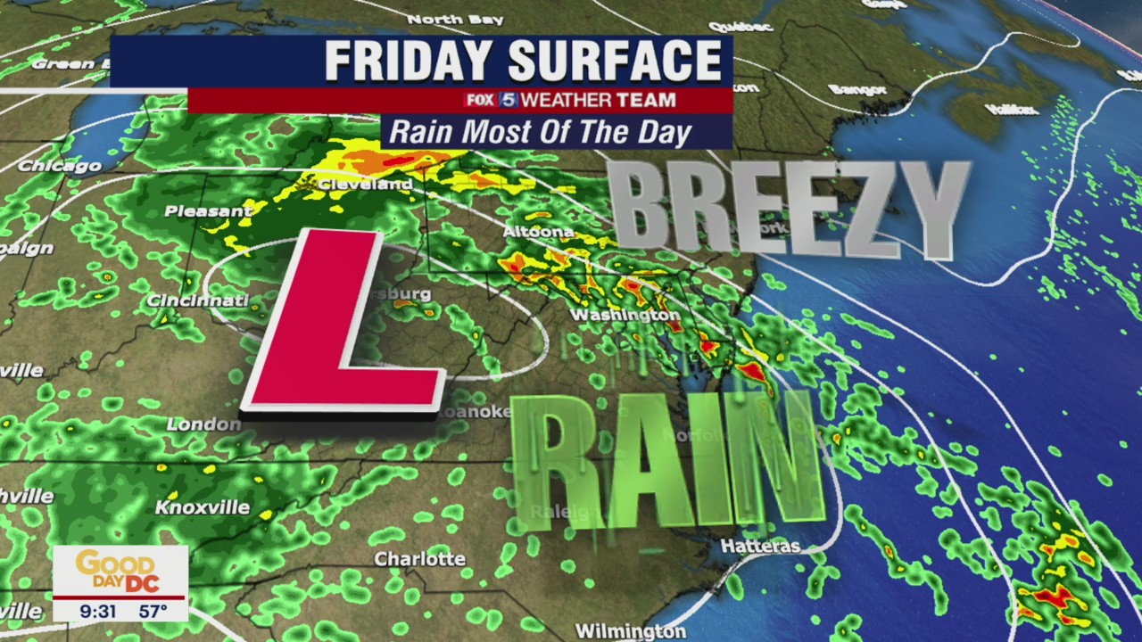 FOX 5 Weather forecast for Thursday, October 28