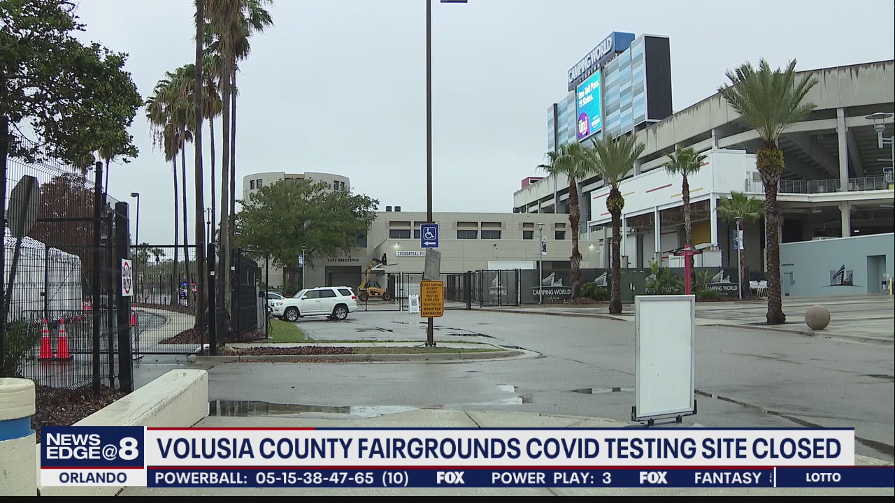 Volusia County Fairgrounds COVID testing site closed