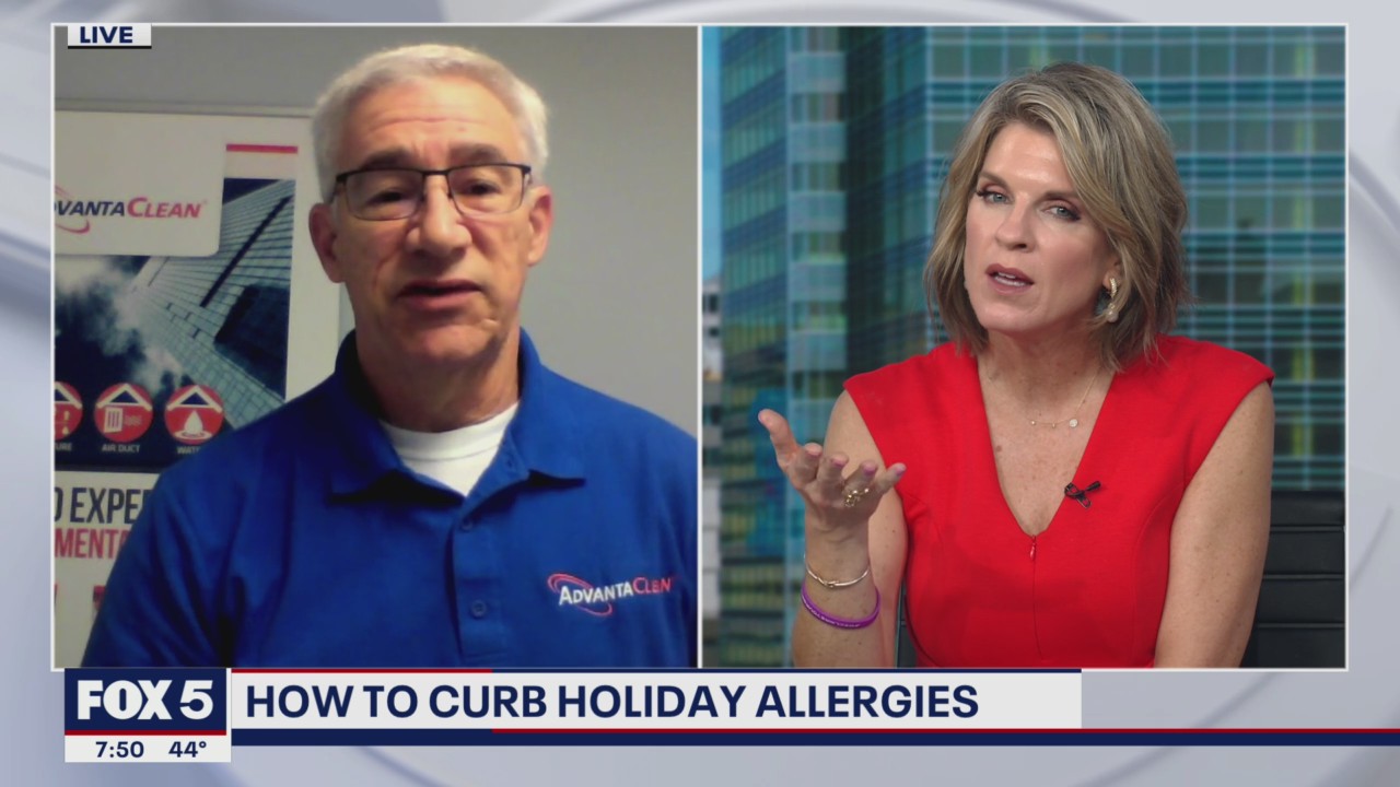 Controlling allergies while putting up holiday decorations