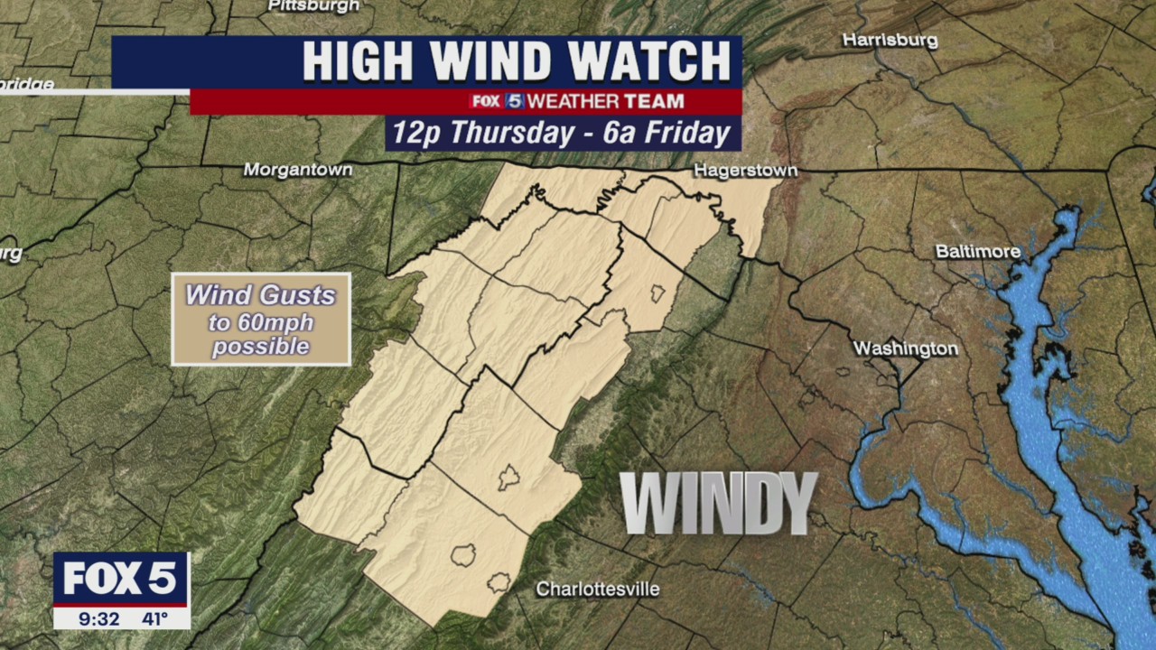 FOX 5 Weather forecast for Wednesday, December 1