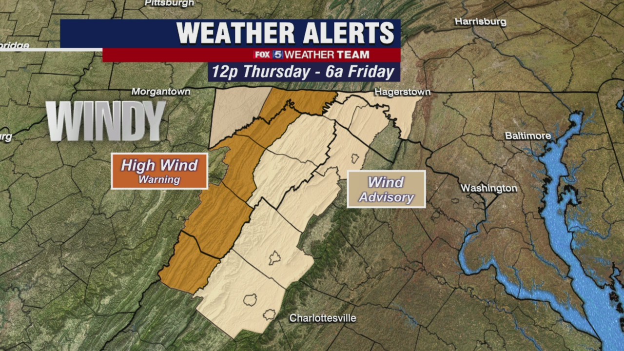 FOX 5 Weather forecast for Thursday, December 2