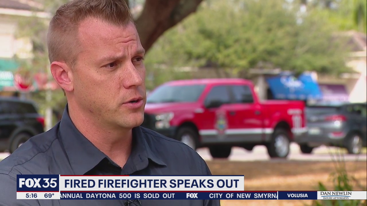Fired Orange County firefighter talks about termination | FOX 35 Orlando