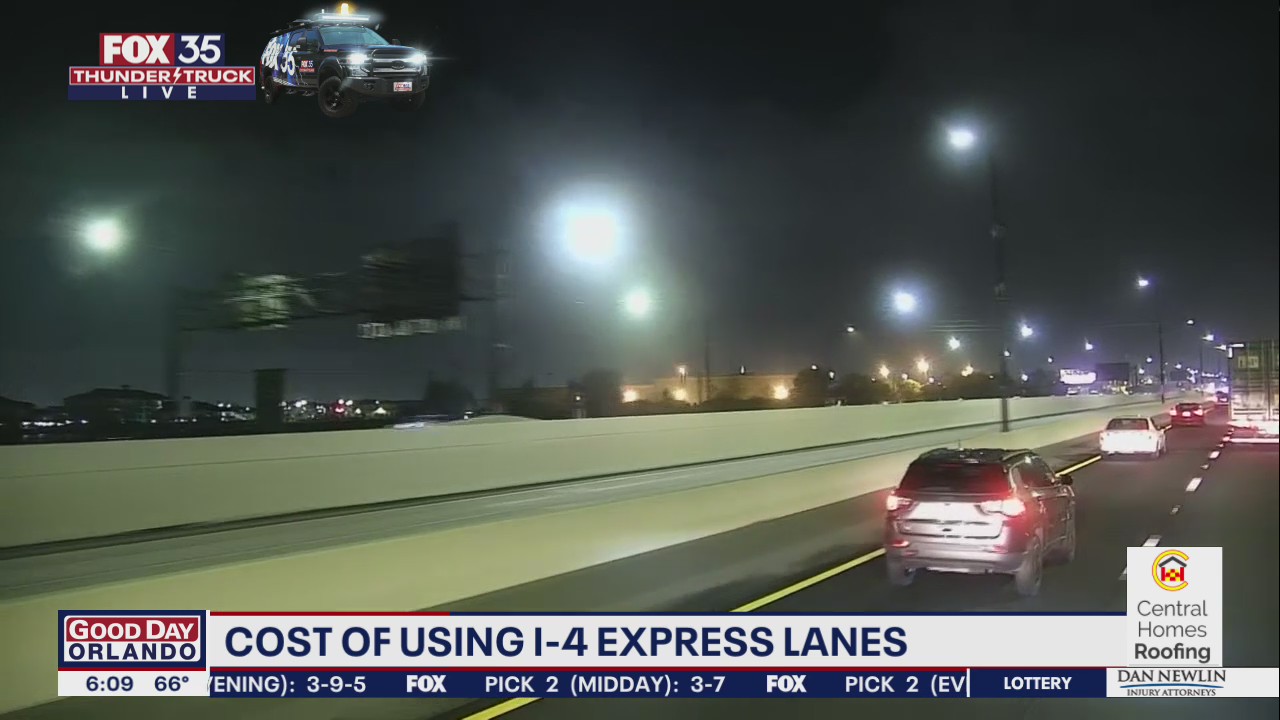 How much will the new I-4 Express lanes cost?