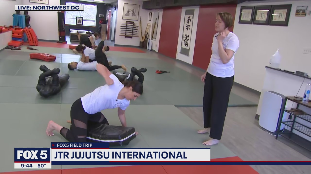 FOX 5 Field Trip: Women's Self Defense Class demo at JTR Jujutsu International