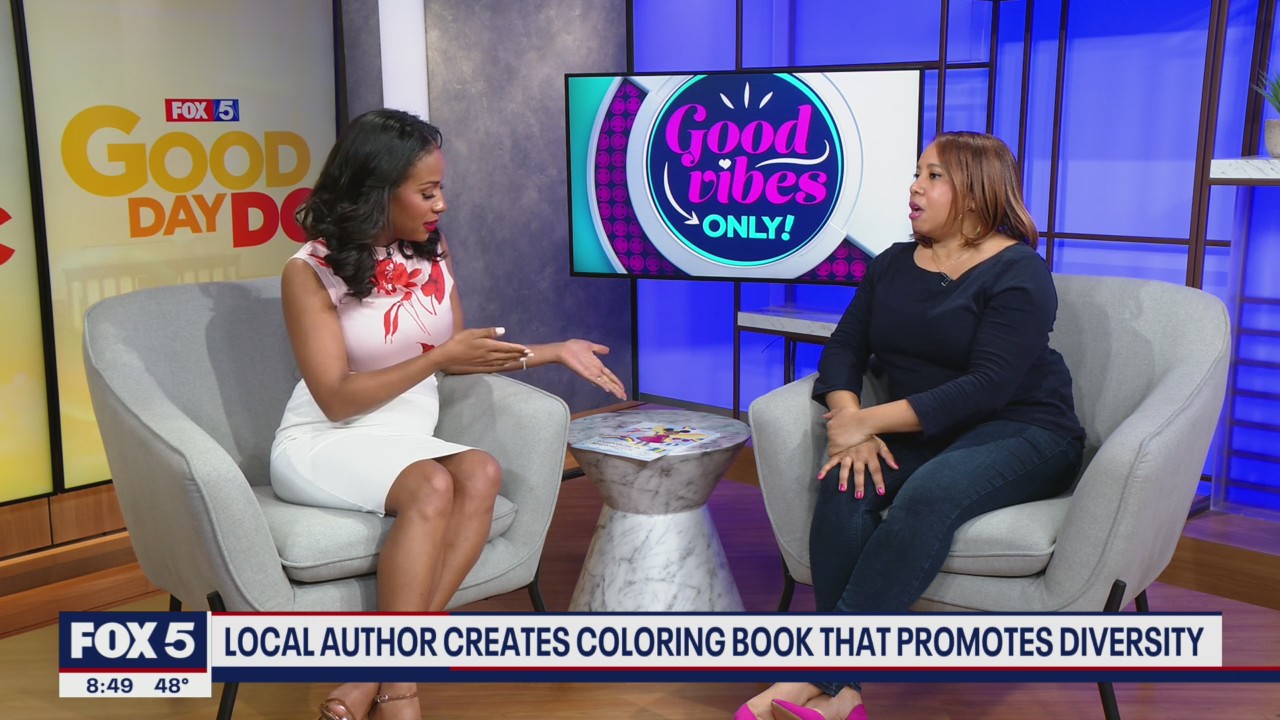 Local author creates coloring book that promotes diversity