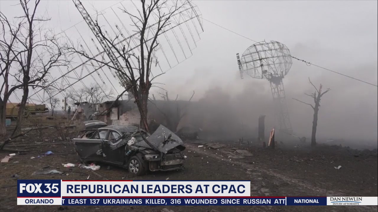 CPAC speakers blame Pres. Biden for Ukraine crisis