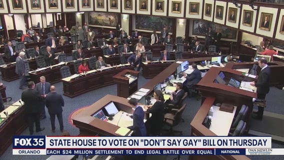 Florida House set to vote on controversial 'Don?t Say Gay' bill as early as Thursday