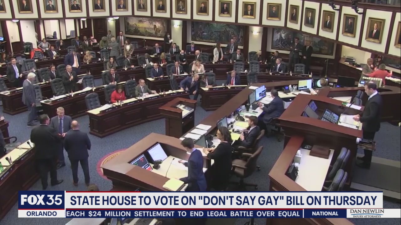 Florida House set to vote on controversial 'Don?t Say Gay' bill as early as Thursday