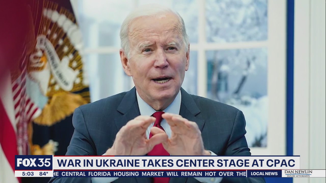 CPAC: Conservative speakers put Biden at fault for war in Ukraine