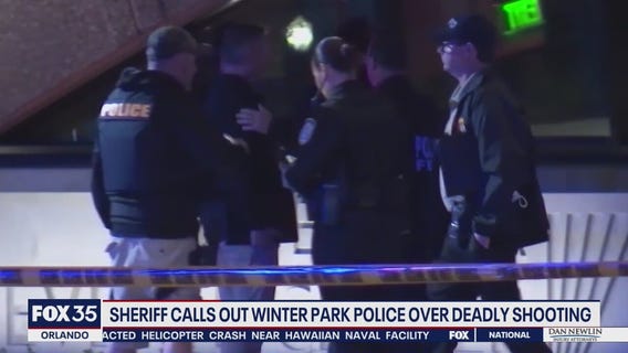Sheriff calls out Winter Park PD over deadly shooting