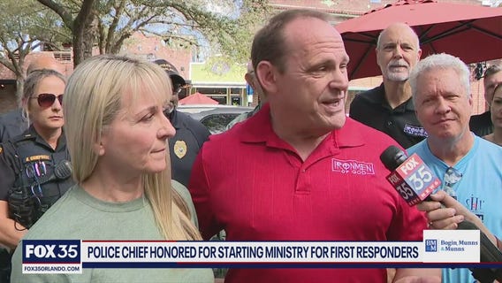 FOX 35 Care Force: Police chief honored for starting ministry for first responders