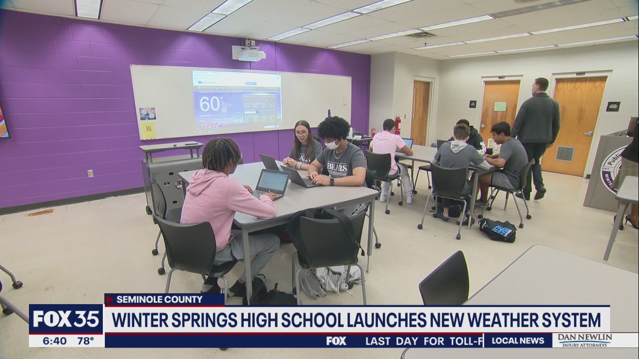 Winter Springs HS launches WeatherSTEM system