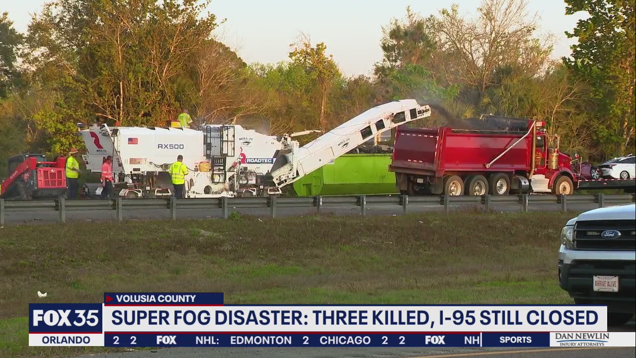 'Super fog': Weather event may have played role in deadly I-95 crashes