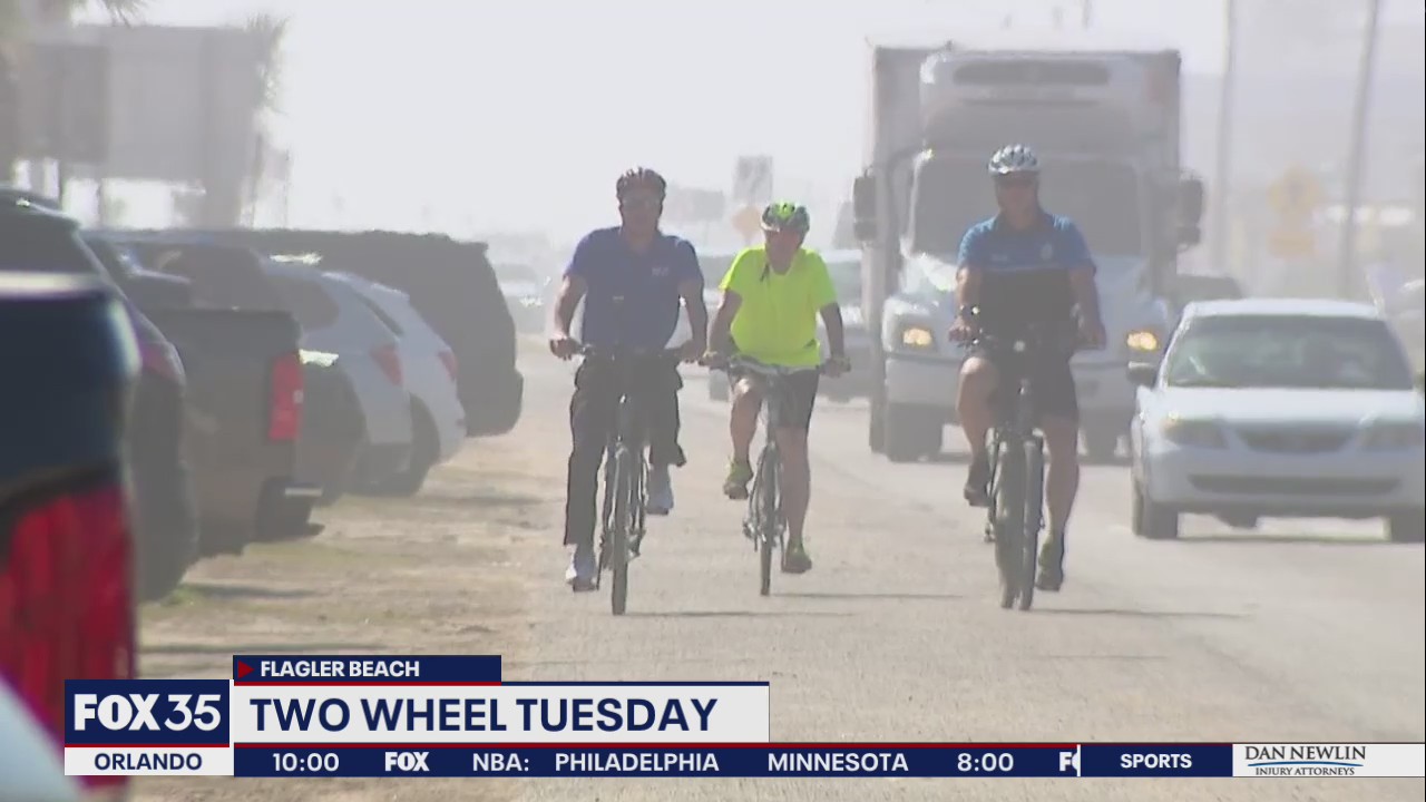 John Brown in Your Town: 'Two Wheel Tuesday' in Flagler Beach