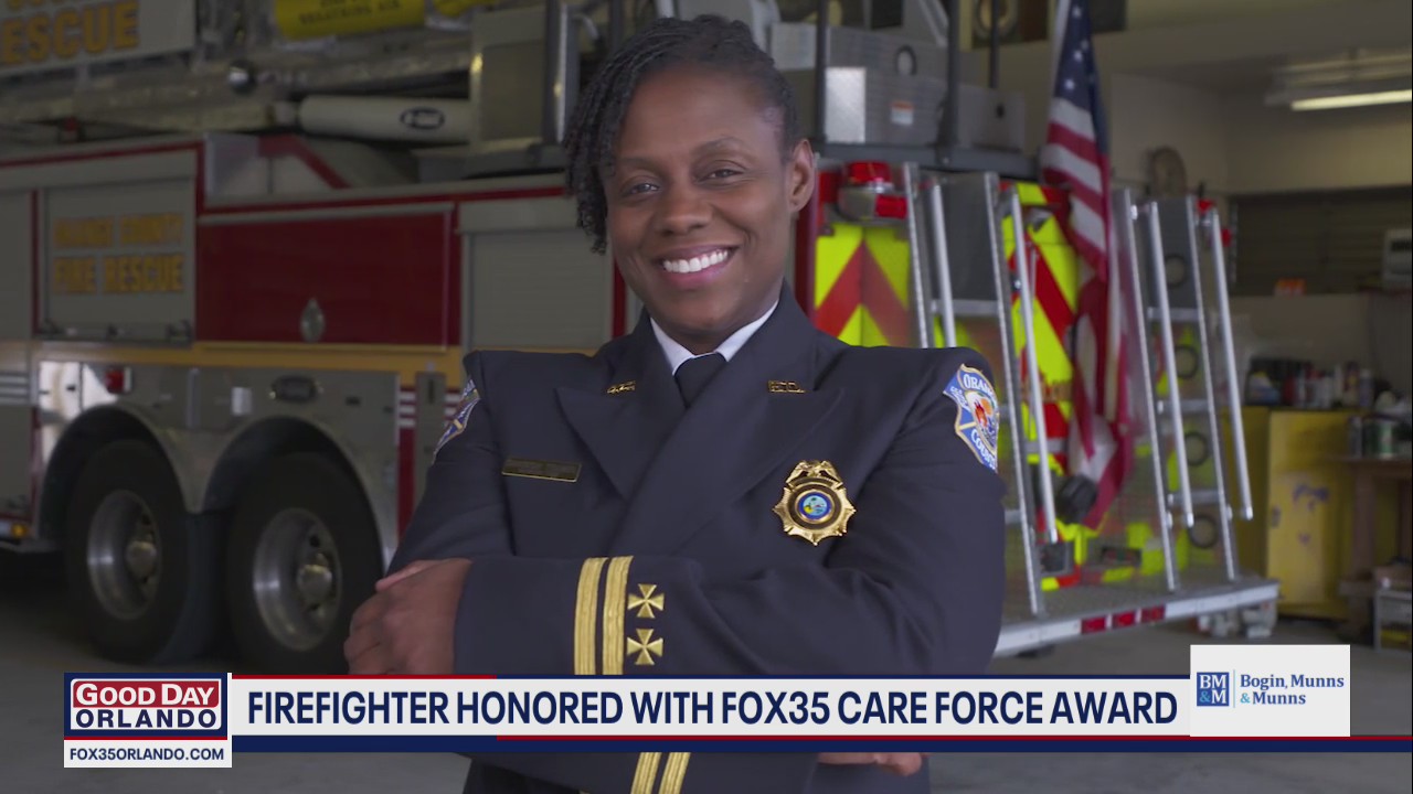 FOX 35 Care Force: Local firefighter inspires team with positivity