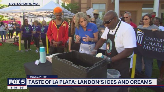 FOX 5 Zip Trip La Plata: Landon's Ices & Creams