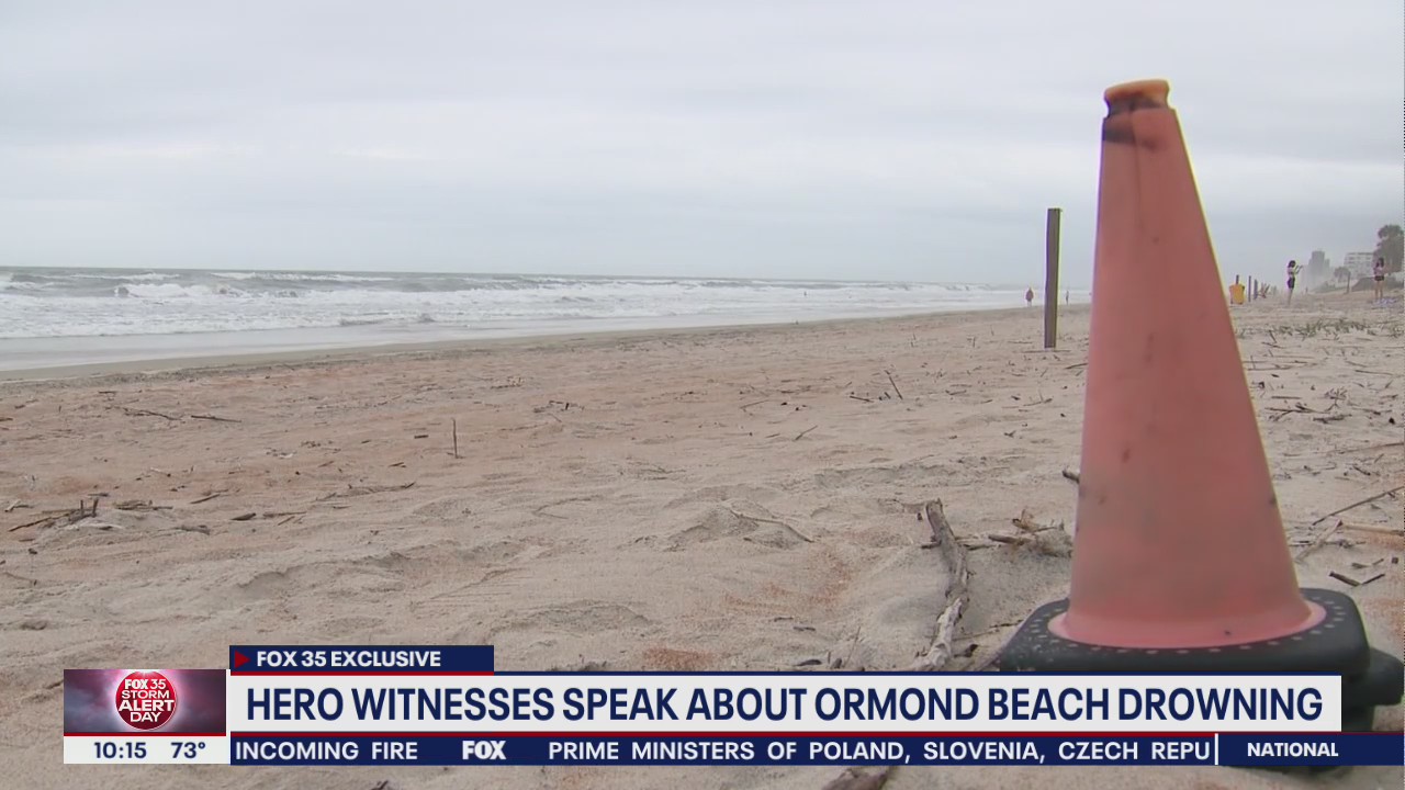 Hero witnesses speak about Ormond Beach drowning