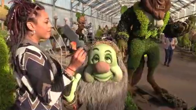 Behind-the-scenes of EPCOT's spring flower fest