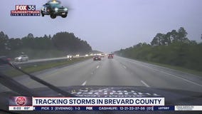 FOX 35 Storm Team Thunder Truck tracking showers in Brevard