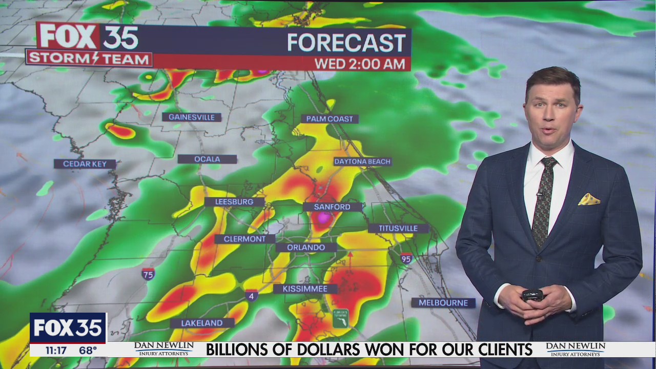 FOX 35 Storm Alert Day: What to expect on Tuesday in Orlando, Central Florida