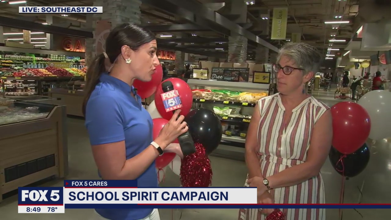 FOX 5 Cares: Helping the community with the School Spirit Campaign