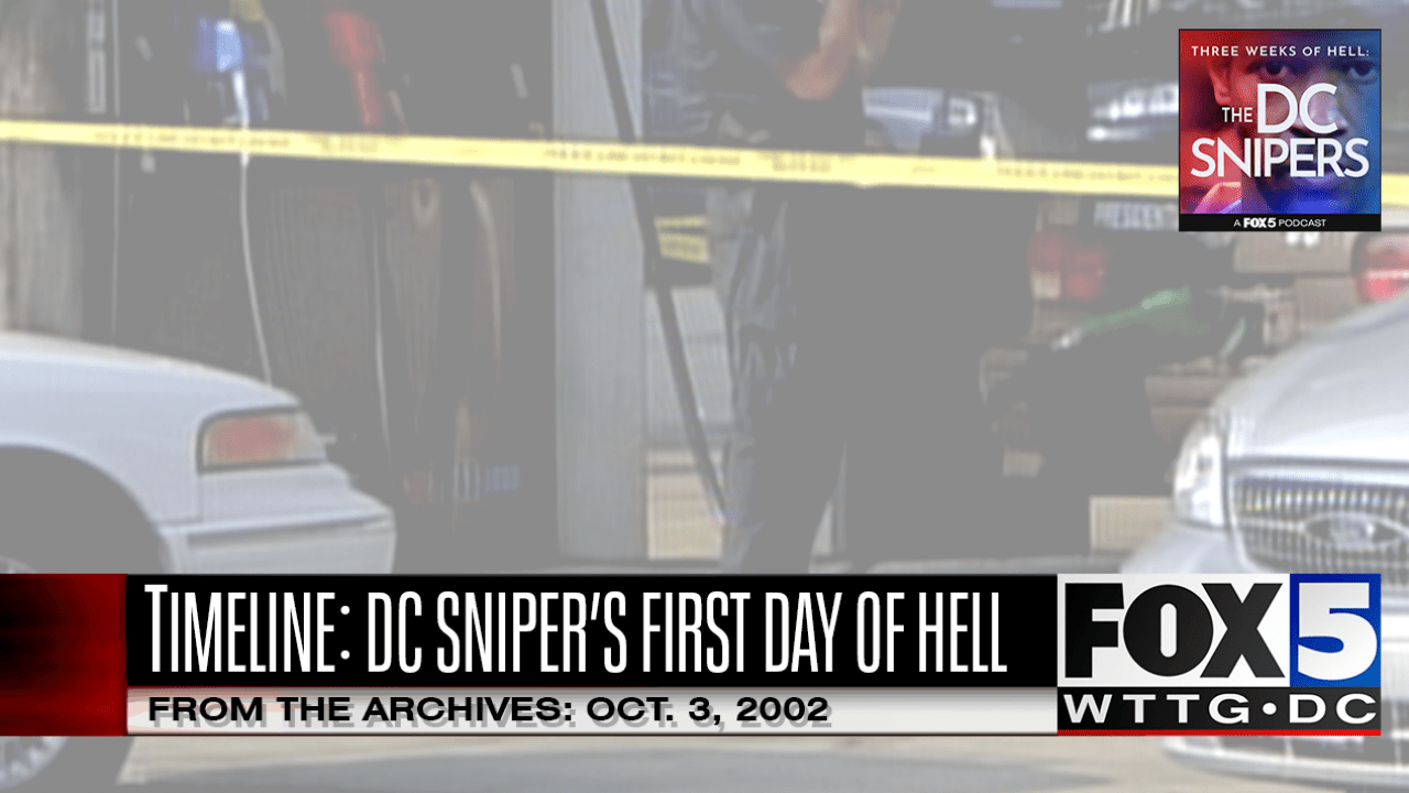 FOX 5 Archives - 10.03.02: Timeline of the DC Snipers' first day of hell