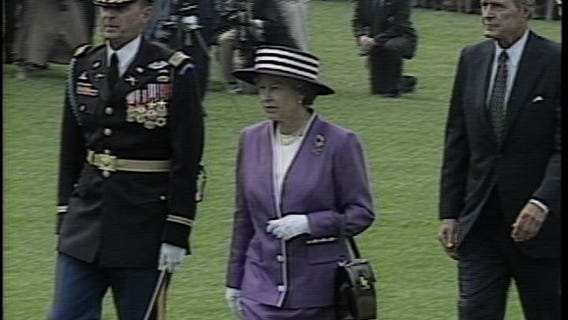 Remembering Queen Elizabeth II - The Queen visits the White House in 1991