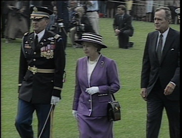Remembering Queen Elizabeth II - The Queen visits the White House in 1991