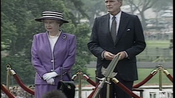 Remembering Queen Elizabeth II | The Queen reviews a thrilling musical tribute