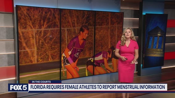 Florida requiring female athletes to report menstrual information