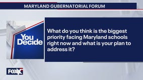 MD Governor Forum: Candidates' position on Maryland schools