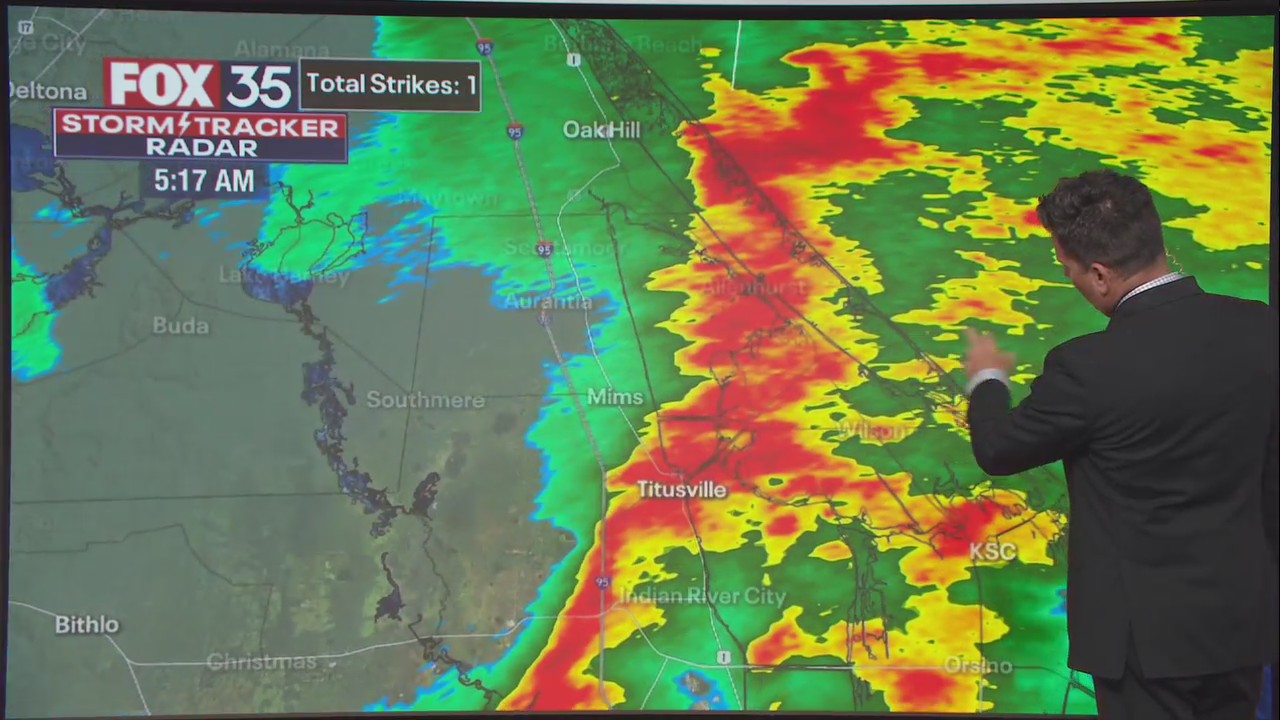 Stormy weather to dampen weekend in Central Florida